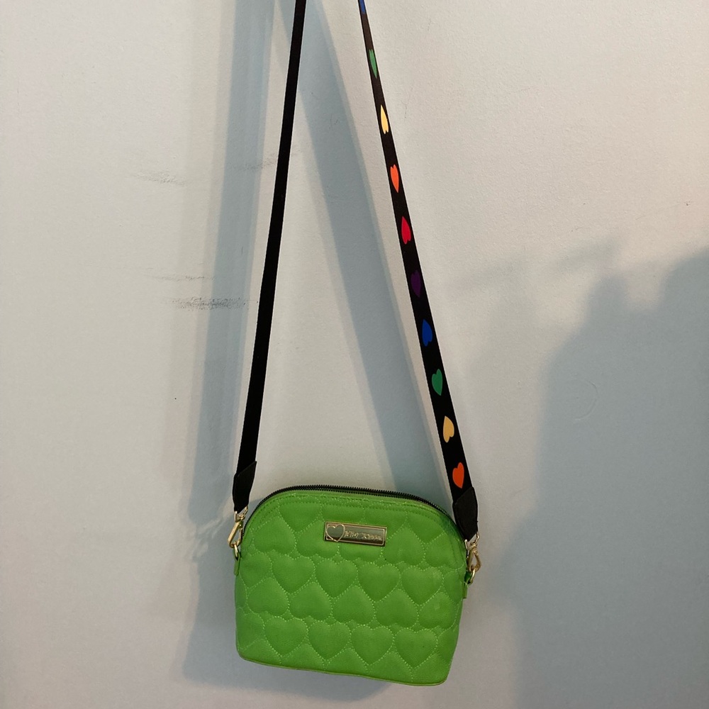 Betsey Johnson Lime Green Crossbody Purse